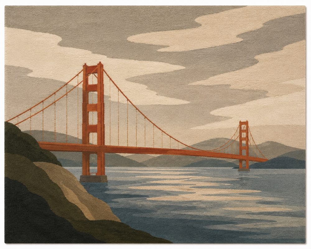 Golden Gate rug design