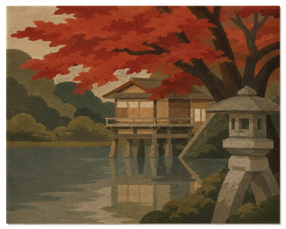 Kyoto Garden rug design